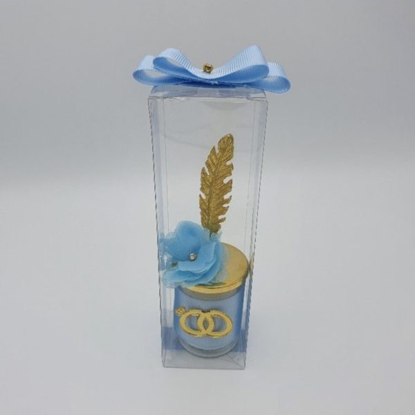 Gastgeschenke Kerze dekoriert - personalisierbar – Bild 2