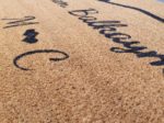 Personalisierte Indoor Fußmatte (40 x 60 cm) aus Kokosfasern mit Wunsch Familienname und Buchstaben – Bild 2