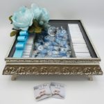 Holzkiste mit Schokolade und Süßigkeit  Nazar Boncuk - personalisiert