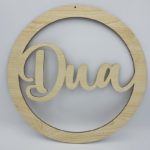 Makramee Wandbehang mit verschiedenen Holzmotiven – Bild 6