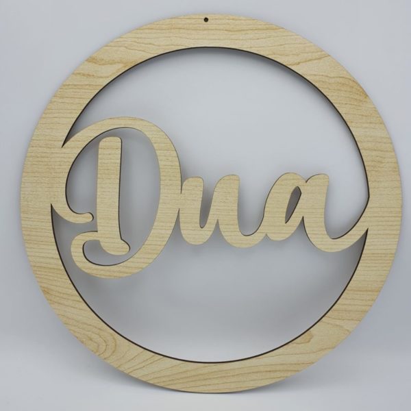 Makramee Wandbehang mit verschiedenen Holzmotiven – Bild 6