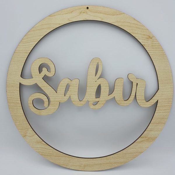 Makramee Wandbehang mit verschiedenen Holzmotiven – Bild 5