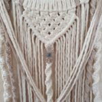 Makramee Wandbehang mit verschiedenen Holzmotiven – Bild 2