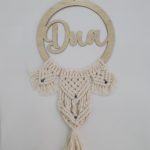 Makramee Wanddekoration - bird wings - Dua