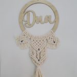 Makramee Wanddekoration - bird wings - Dua