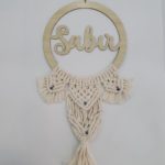 Makramee Wanddekoration - bird wings - verschiedene Holzmotive – Bild 4