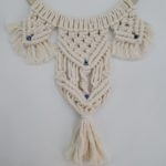 Makramee Wanddekoration - bird wings - verschiedene Holzmotive – Bild 2