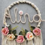 Personalisierter Traumfänger Makramee Wanddekoration – Bild 2