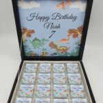 Schokoladenbox Dinosaurier Land