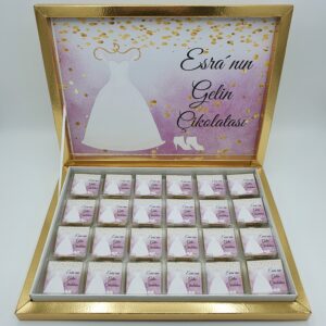 Braut Schokoladenbox Gelin Cikolatasi