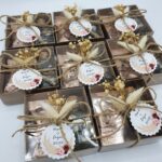 Personalisierte Gastgeschenke Kaffee und Schoko-Kieselsteine