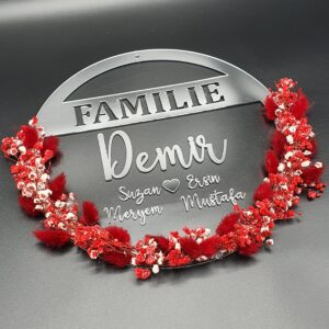 Personalisiertes Türschild mit Namen