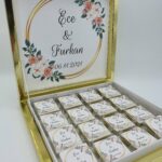 Schokoladenbox mit Blumenmotiv 2