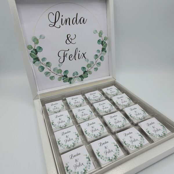 Schokoladenbox mit Eukalyptus (2) Schokoladenbox mit Eukalyptus 2