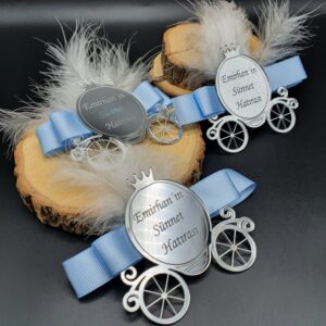 Gastgeschenk Kutsche personalisiert