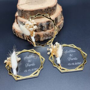 Gastgeschenk Stern personalisiert