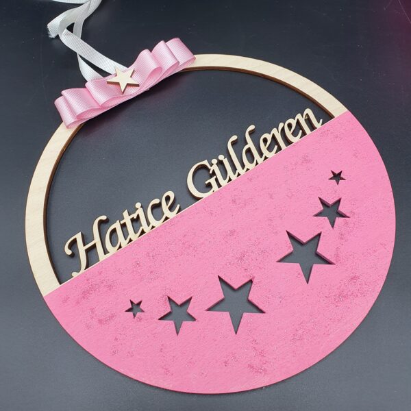 Personalisiertes Namensschild - Stern 2