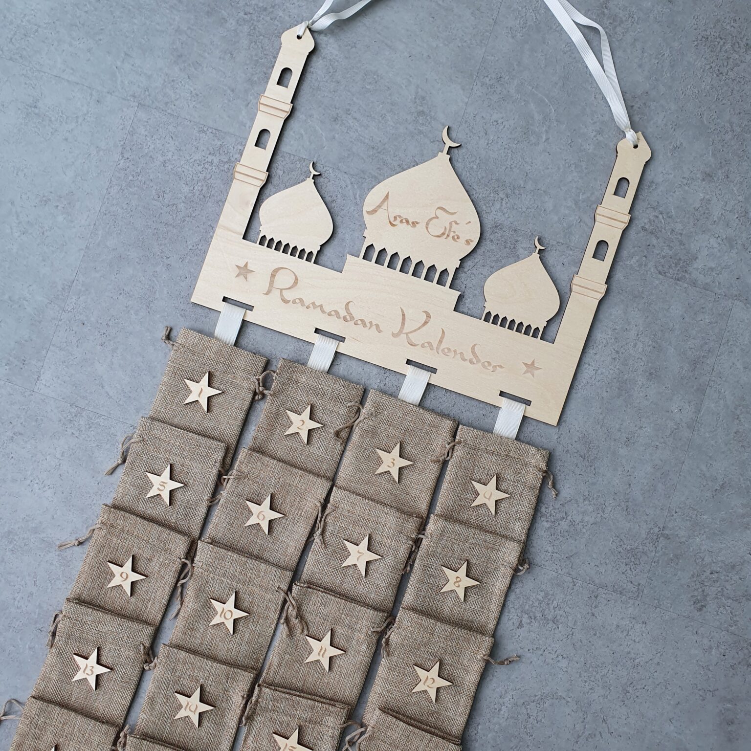 Ramadan Kalender für Kinder personalisiert  Gastgeschenke-Hobbywelt