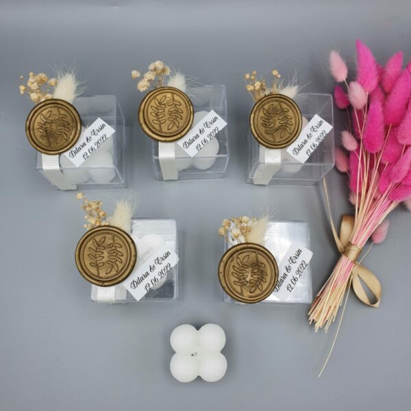 Gastgeschenk Bubble Kerze 2