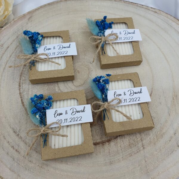 Gastgeschenk Seife blau