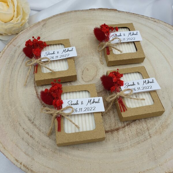 Gastgeschenk Seife rot