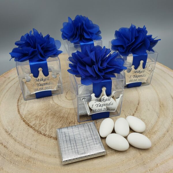 Personalisierte Gastgeschenke Krone mit Zuckermandeln und Schokolade (4) Gastgeschenke Krone 2