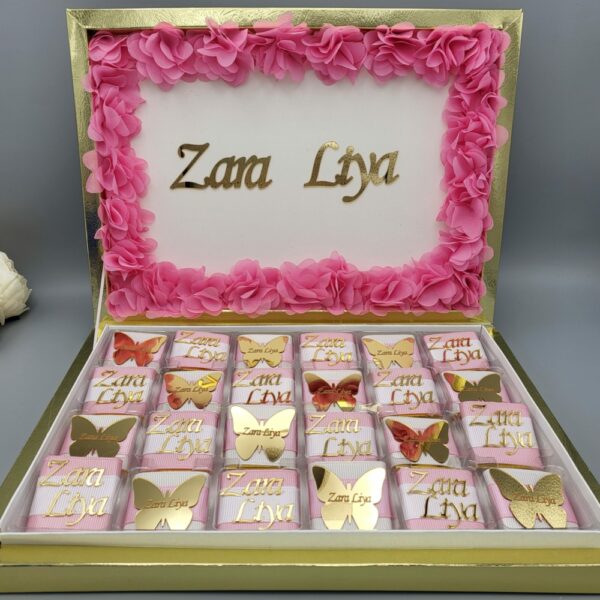 Schokoladenbox mit Schmetterling 1