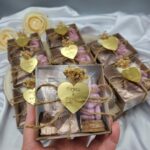 Personalisierte Gastgeschenke Kaffee und Schoko Gold