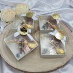 Türkischer Mokka Kaffee und Schoko Kieselsteine mit Löffel Gold (5)