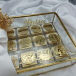 Schokobox aus Glas mit Schokoladen für Verlobung, Hochzeit oder andere Anlässe – Bild 4
