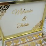 Schokoladenbox mit Spiegelplexiglas für Verlobung, Hochzeit, Geburtstag, Taufe oder Partys – Bild 4