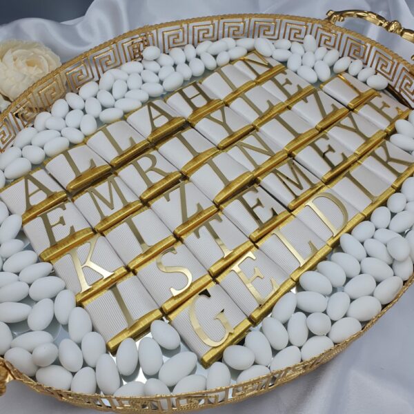 Kiz Isteme Tepsisi | Kiz Isteme Cikolatasi Tepsi Seti – Bild 5