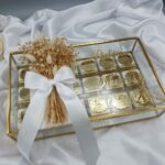 Schokobox aus Glas mit Schokoladen