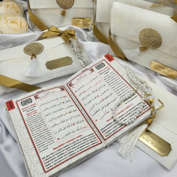 Personalisiertes Yasin Buch mit Tasche und Tasbih – Bild 2