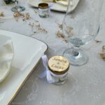 Personalisierte Gastgeschenke mit Zuckermandeln im Glas – Bild 3