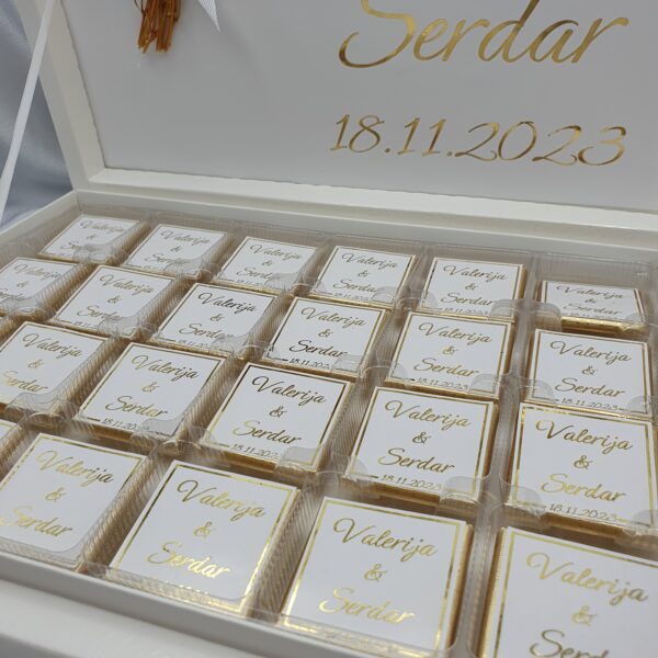 Schokobox mit Goldschrift Veredelung – Bild 6
