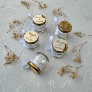 Zuckermandeln im Glas