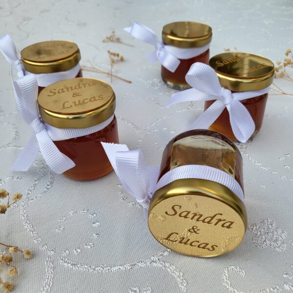 Honigglas Gastgeschenk personalisierbar – Bild 6