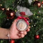 Personalisierte Lavendelseife in Schneeflockenform