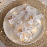 Personalisierte Zuckermandeln im Tüll